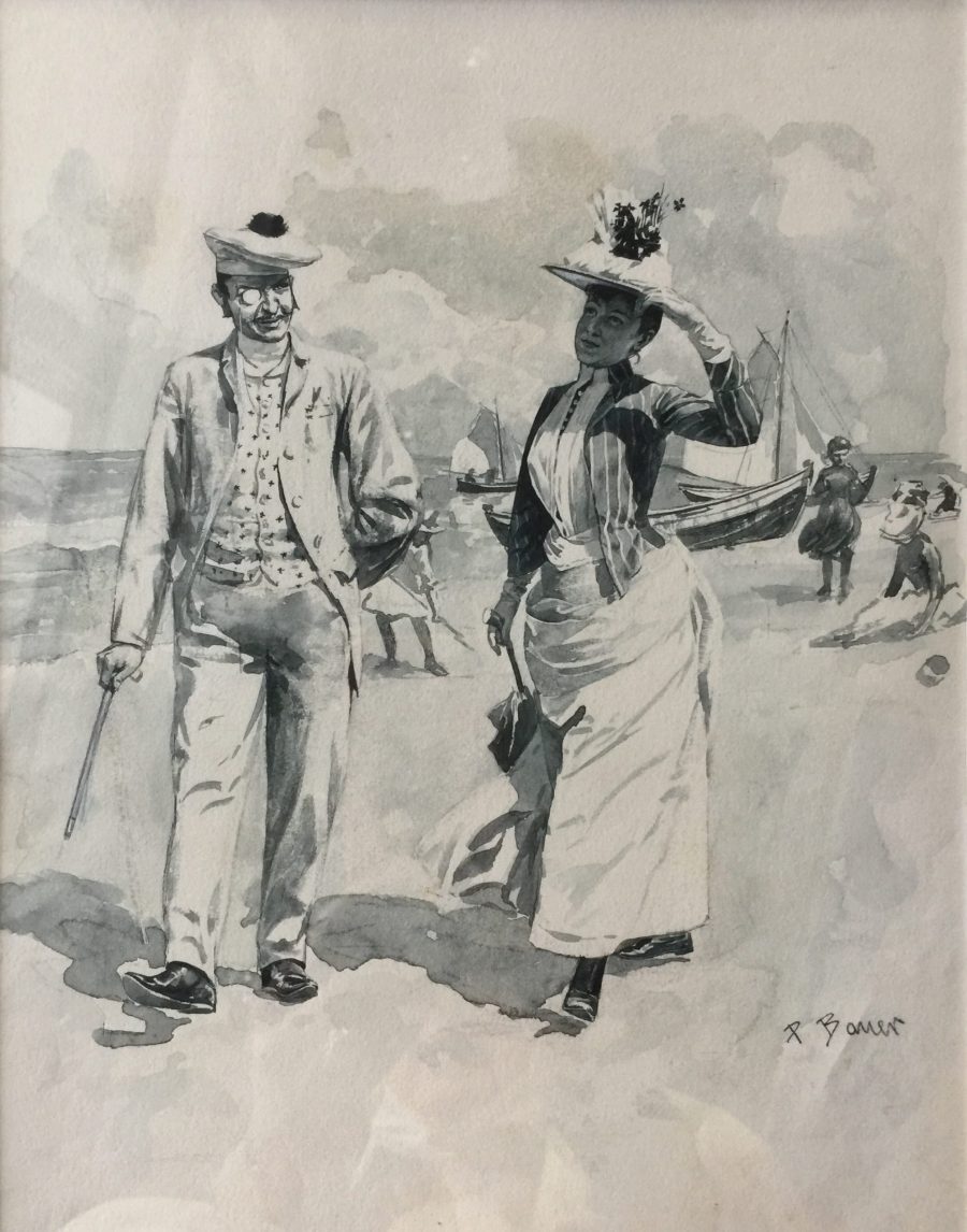 Walking Along the Beach