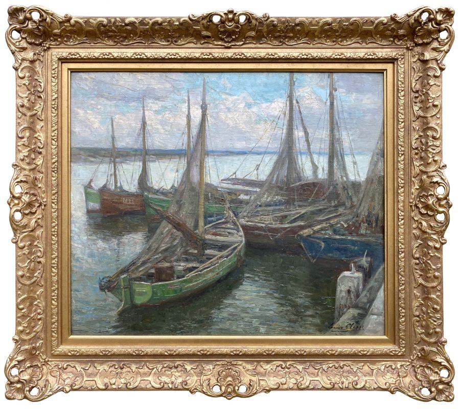 Boats at the Nieuwpoort Harbour - Image 2
