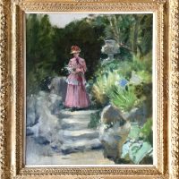 Lady in the Garden - Image 2