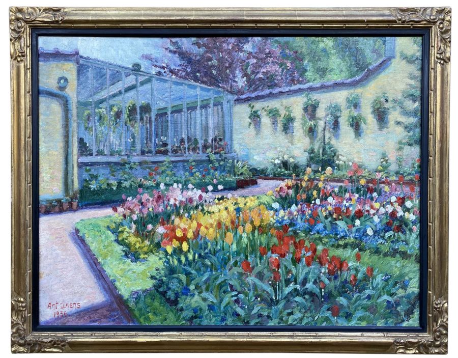 A Garden with Tulips - Image 2