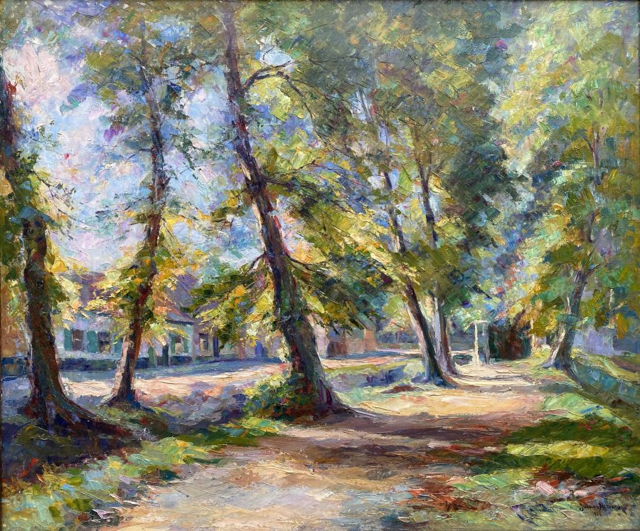 The Drive in the Village of Lissewege