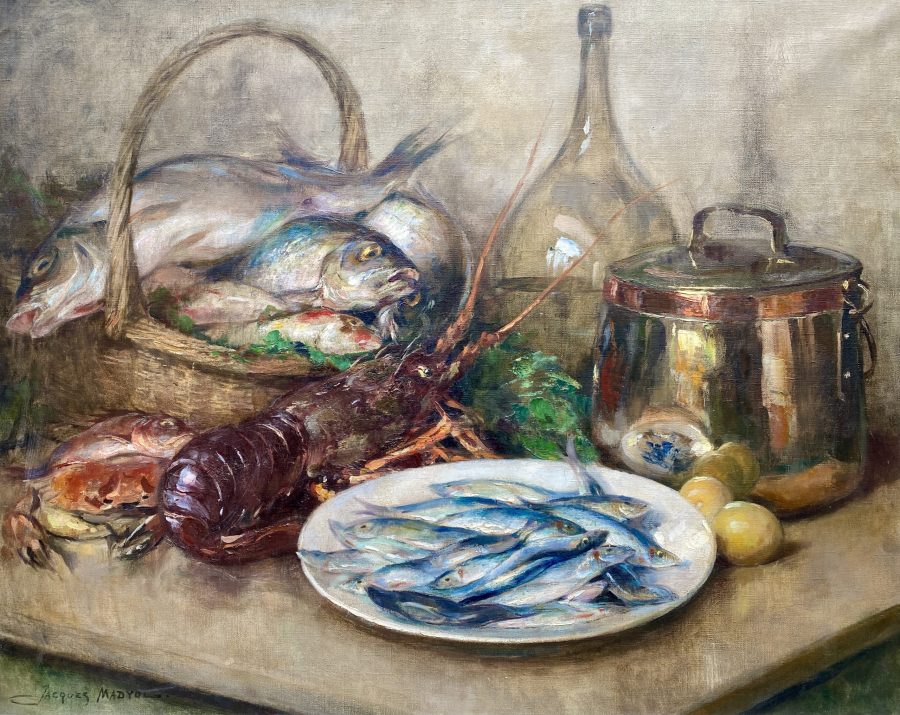 Still Life with Mediterranean Seafood