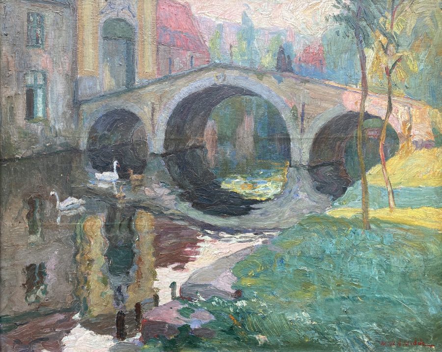 Canal View of Bruges - The Beguinage