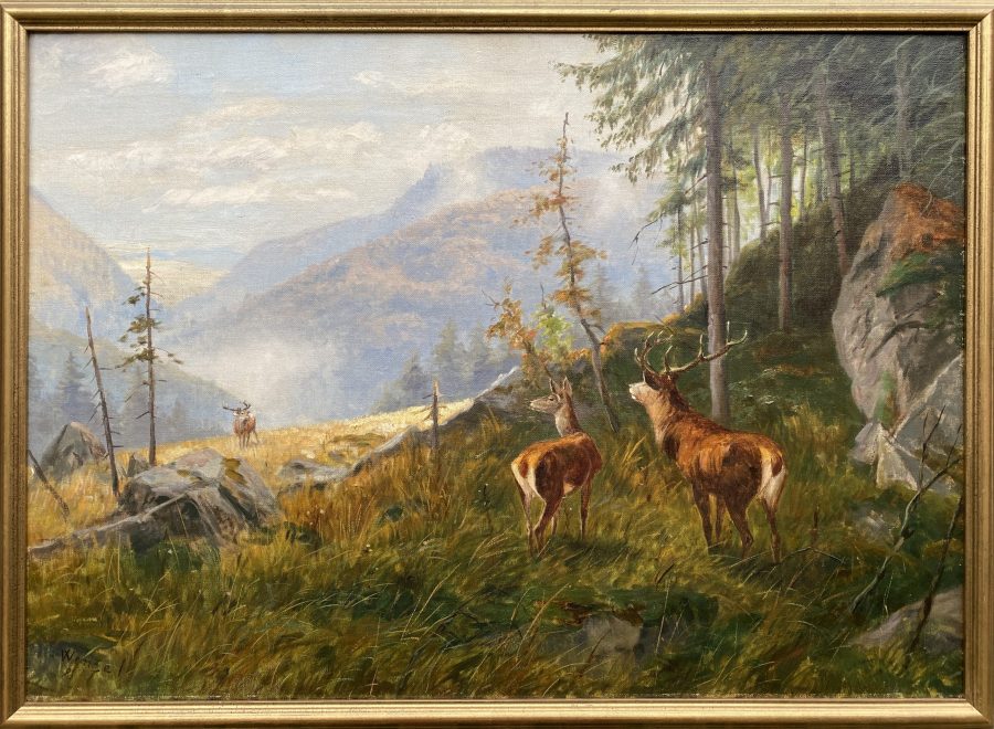Deer in a Mountain Landscape - Image 2