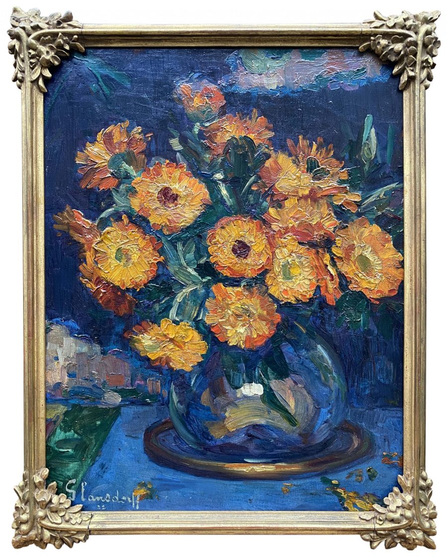 Vase of Orange Gerberas - Image 2