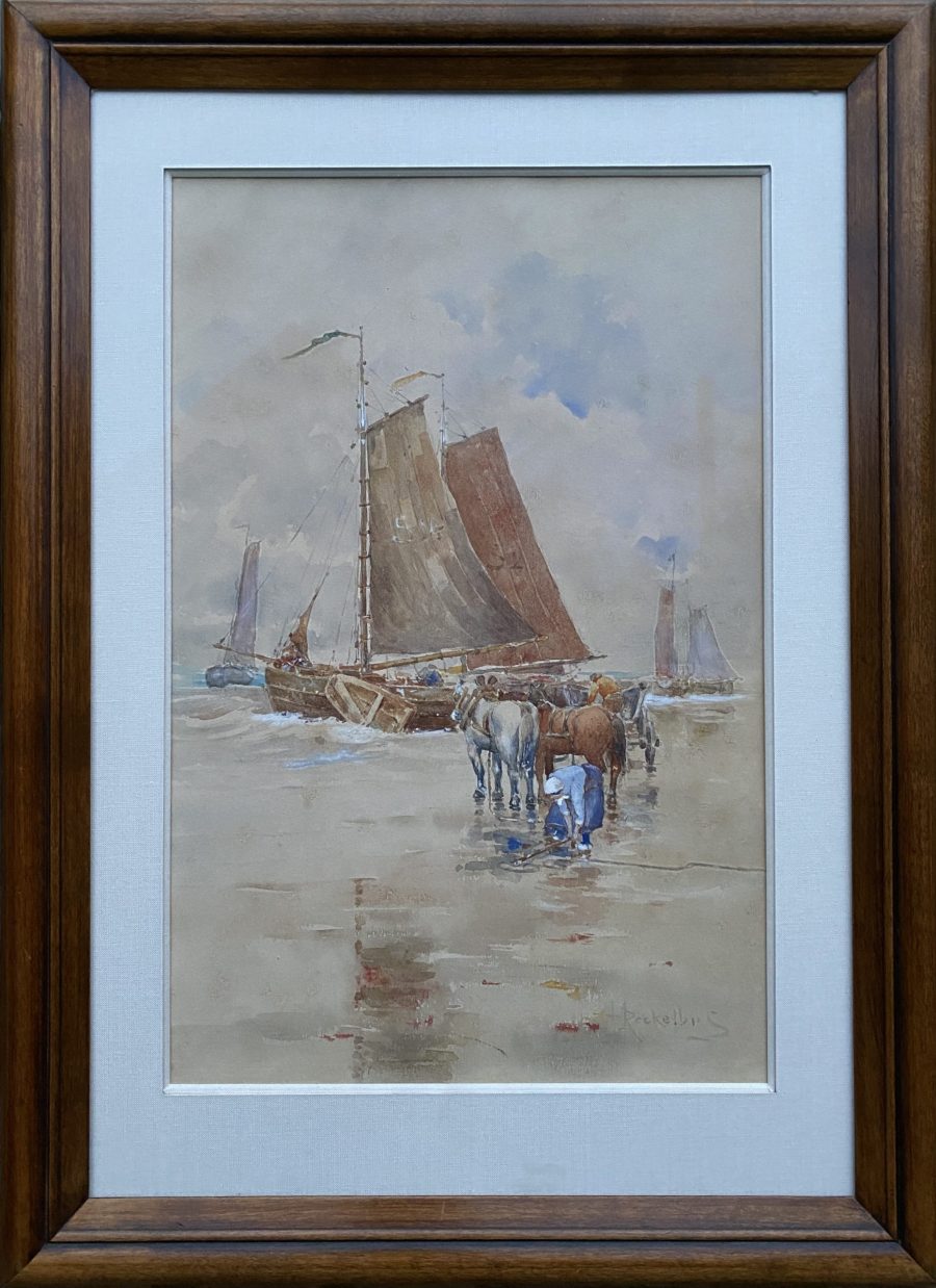 Fisherman unloading their catch at Scheveningen Beach - Image 2