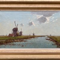 Wind Mills Along the Canal - Image 2