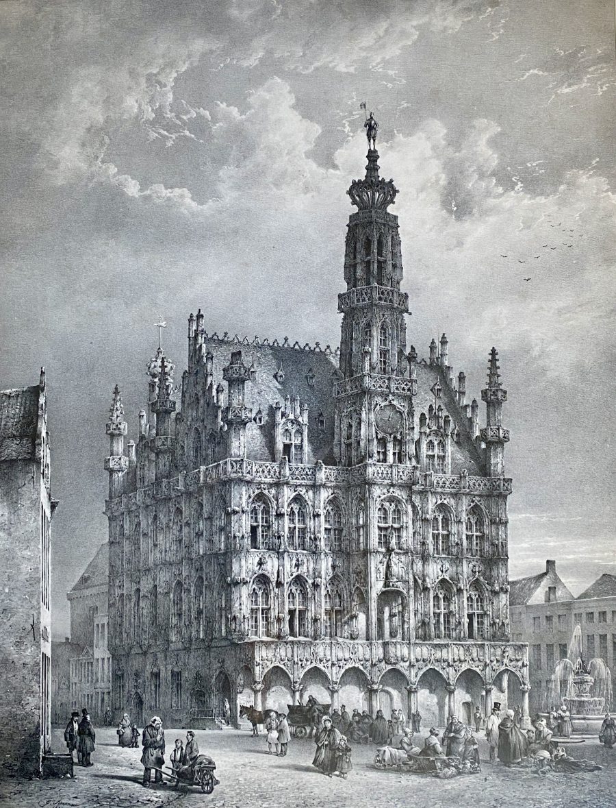 Market Scene of Oudenaarde - Image 3