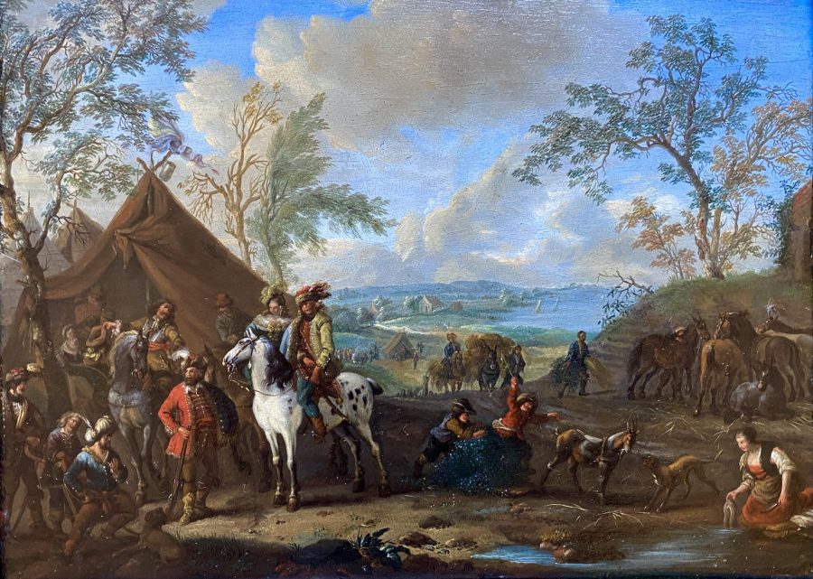 A Landscape with Riders in the Foreground