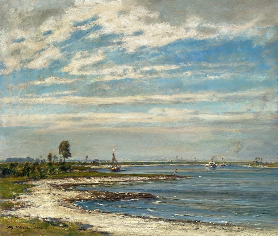 Boats Approaching the Coast