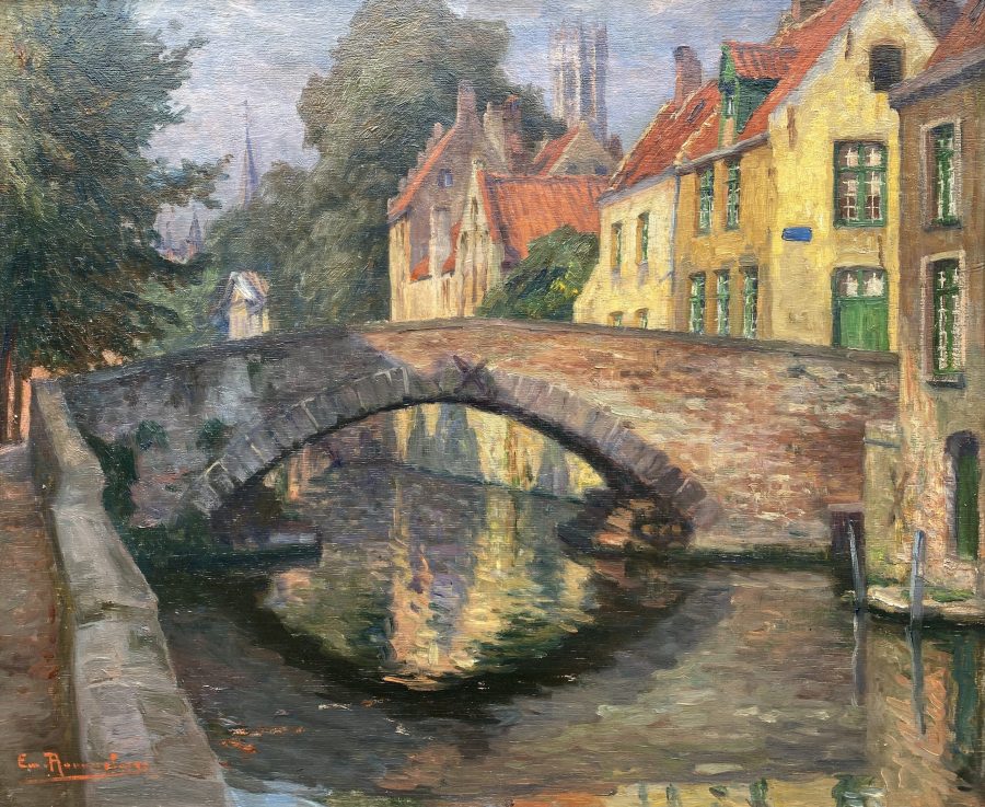 View of Bruges with Belfry Tower
