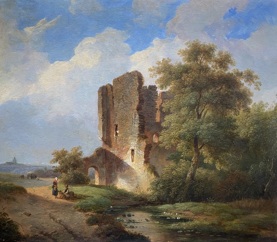 Summer Landscape by a Ruin