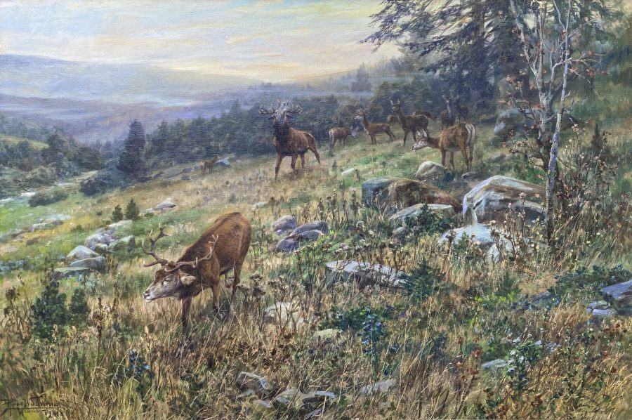Deer in a Landscape