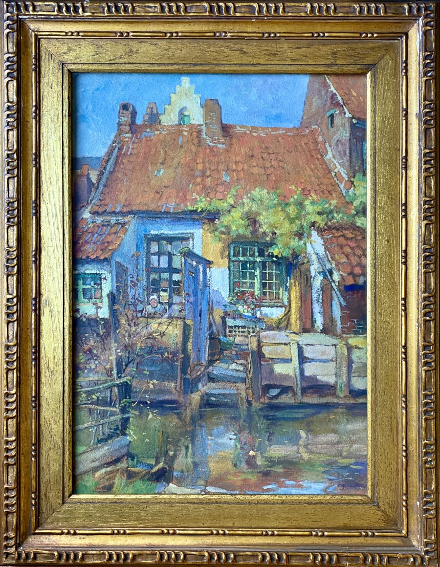 Old House on a Bruges Canal - Image 2