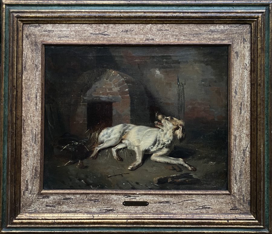 A Dog at the Fireplace - Image 2