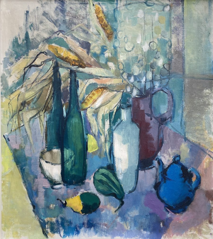 Still Life with a Blue Teapot