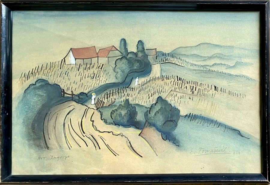 A Village Scene of Croatian Zagorje - Image 2