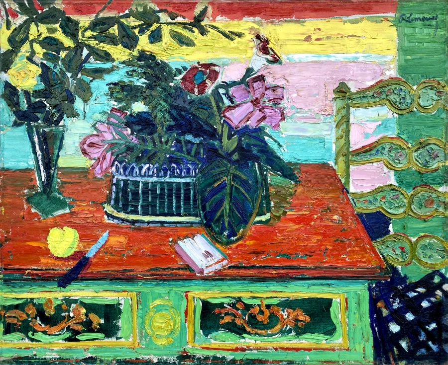 Interior with Flowers - Nature Morte