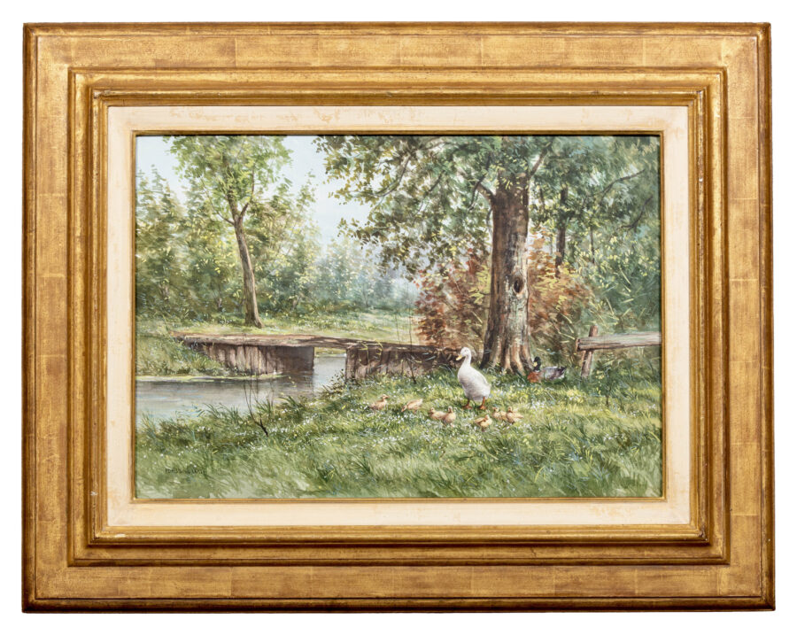 Family of Ducks along a brook - Image 2