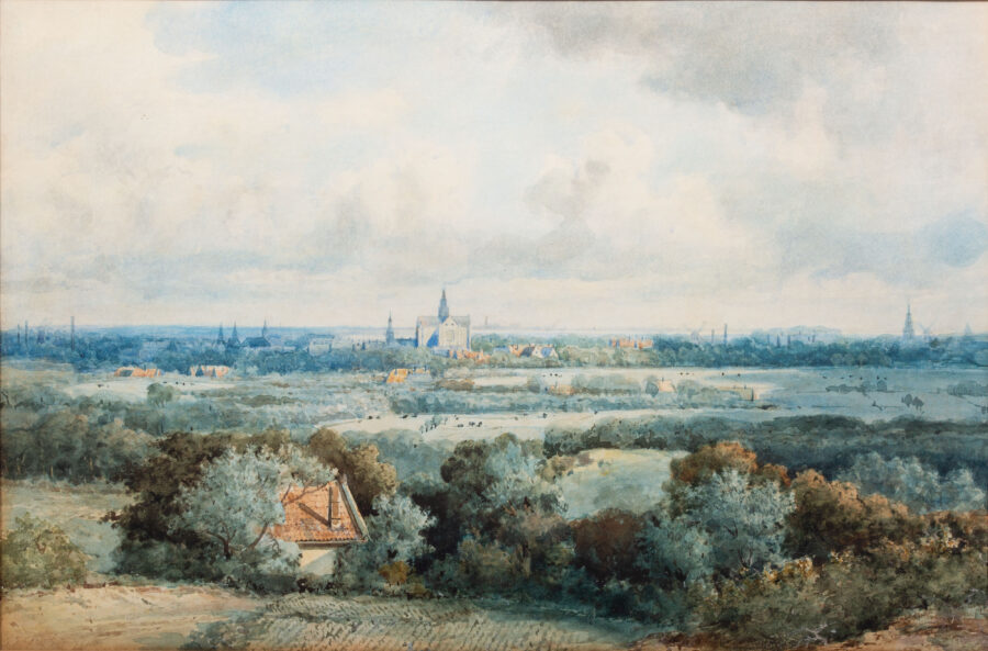 View of Haarlem with the St. Bavo Cathedral