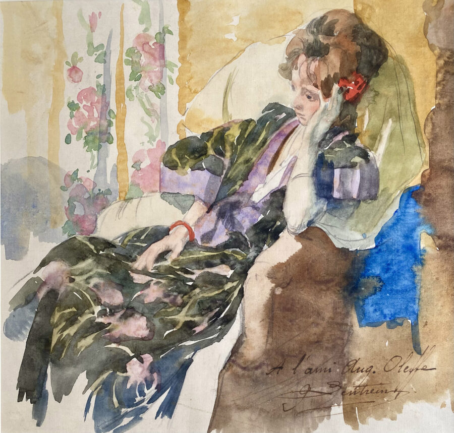 Lady in Thoughts