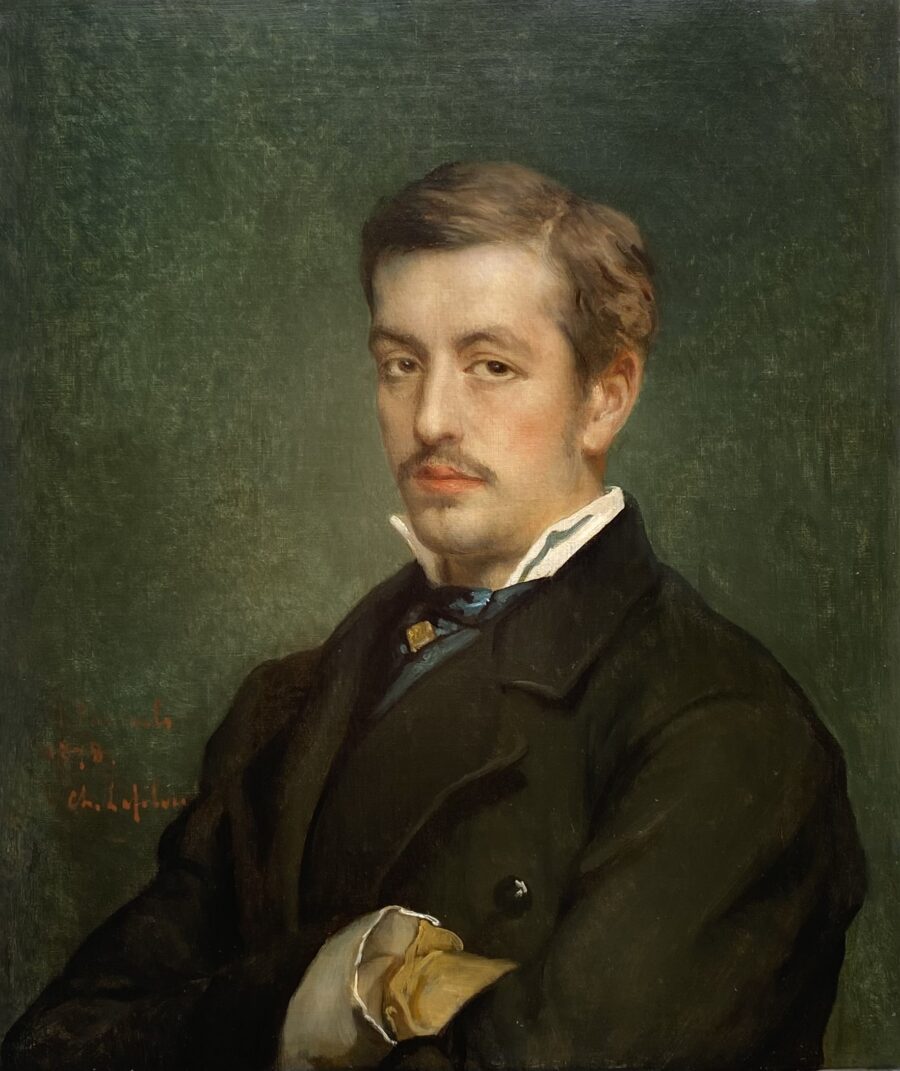 Portrait of a Man in a Black Coat