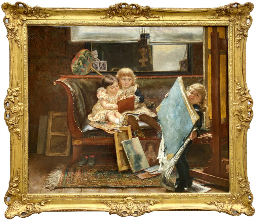 The Mischievous Little Artists - Image 2