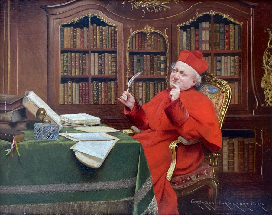 Cardinal in His Thoughts
