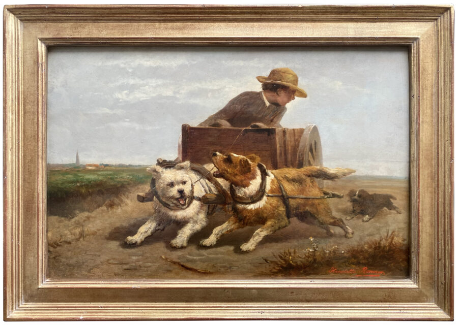 Boy in a Dog Cart - Image 2