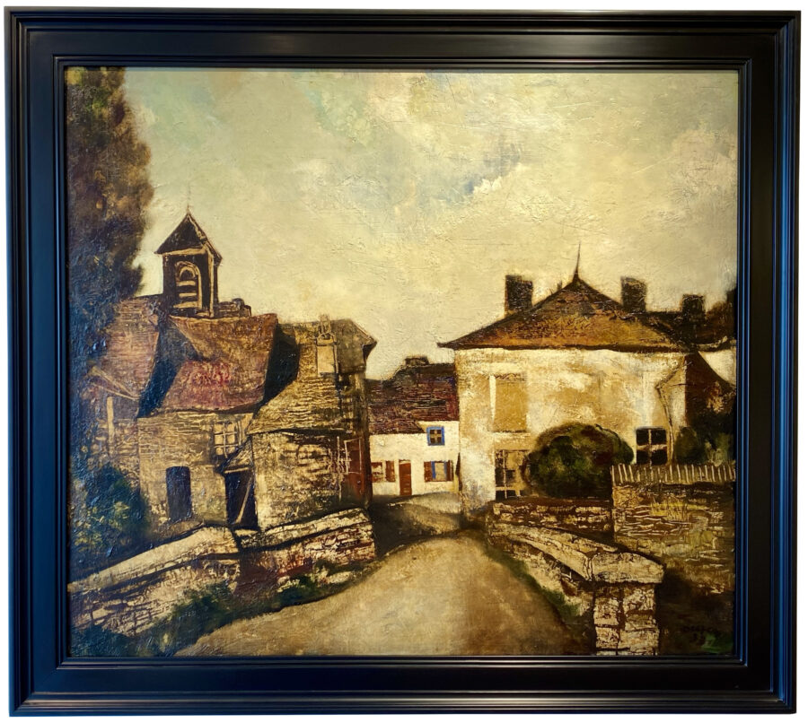 Village Scene in Wallonia (Straimont), 1933 - Image 2