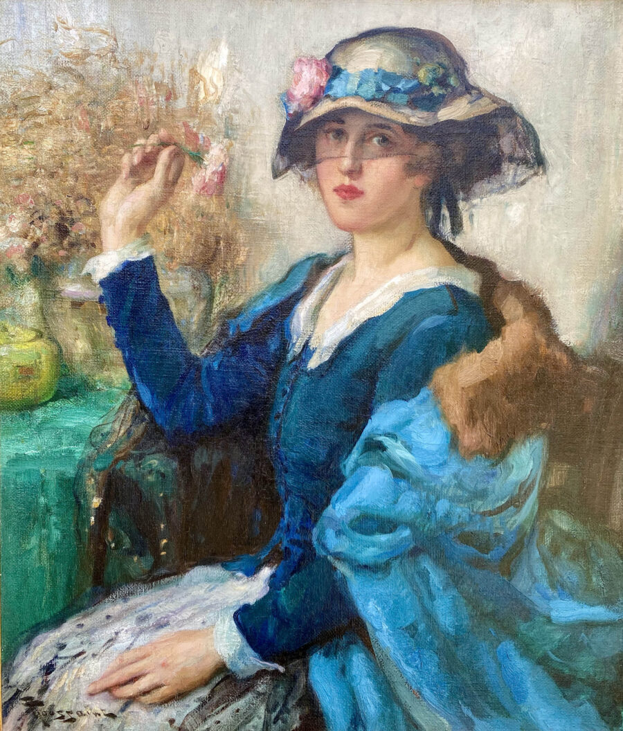 Lady in Blue