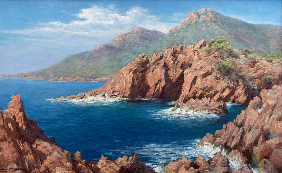 Esterel Cliffs by the Mediterranean