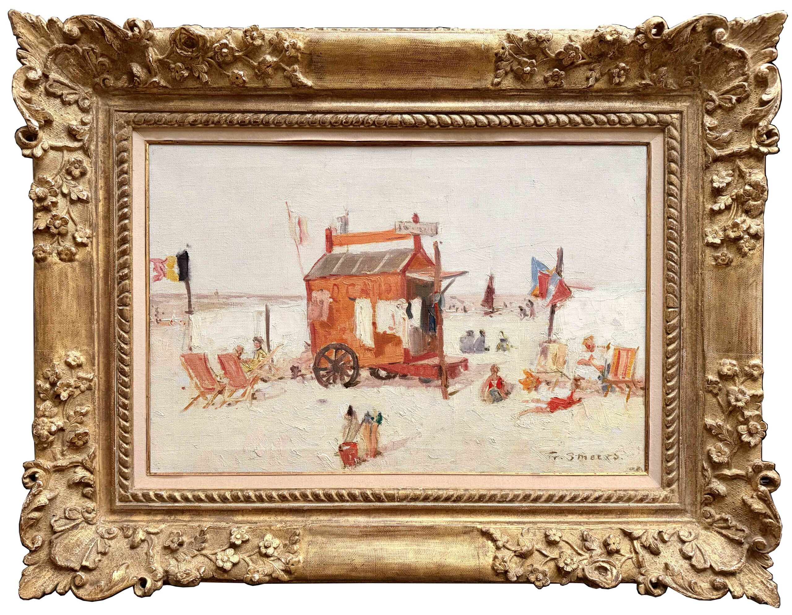 Beach Hut on a Sunny Day - Plage La Panne - Image 2