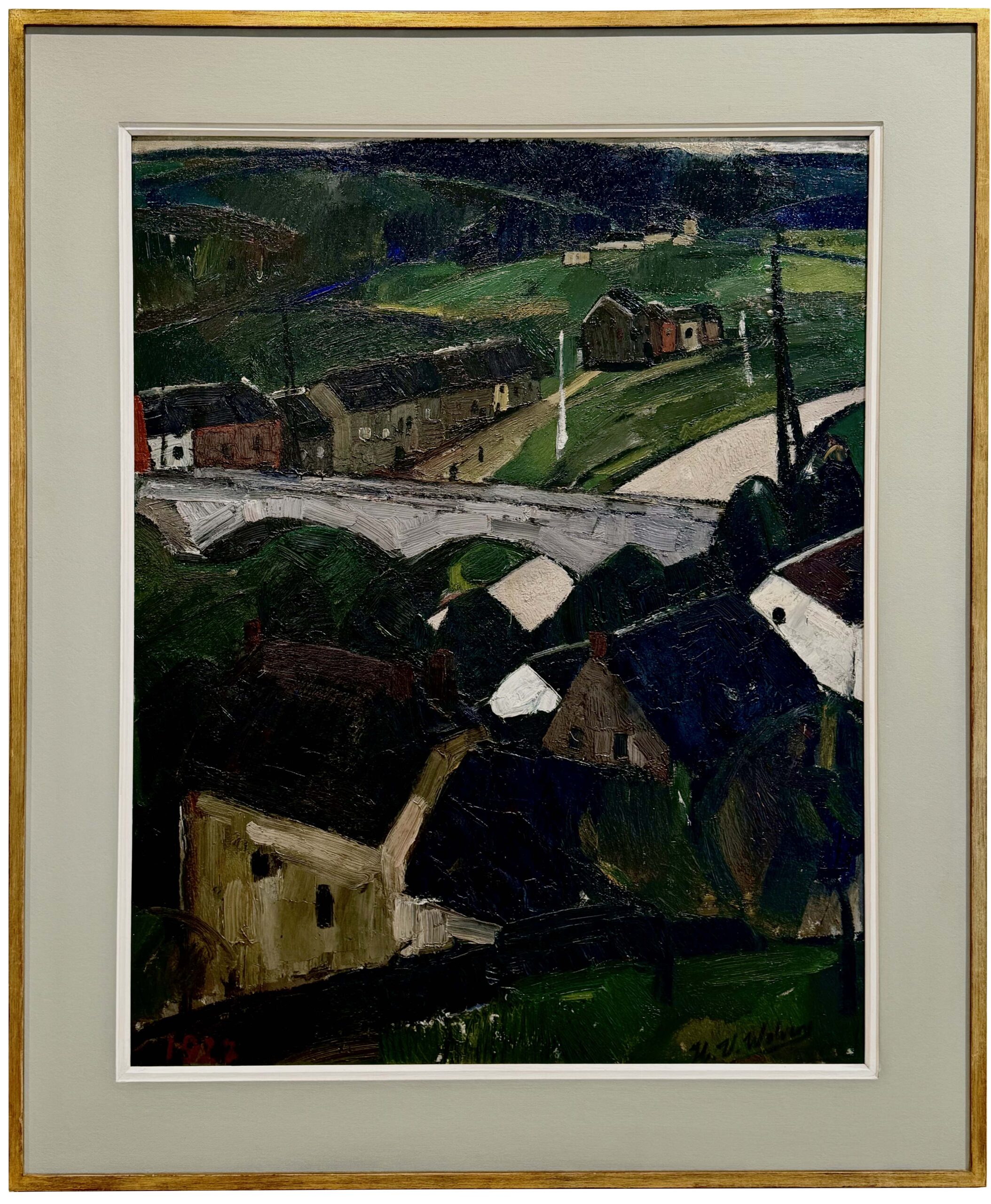 Paysage Ardenne - Village View in the Ardennes - Image 2