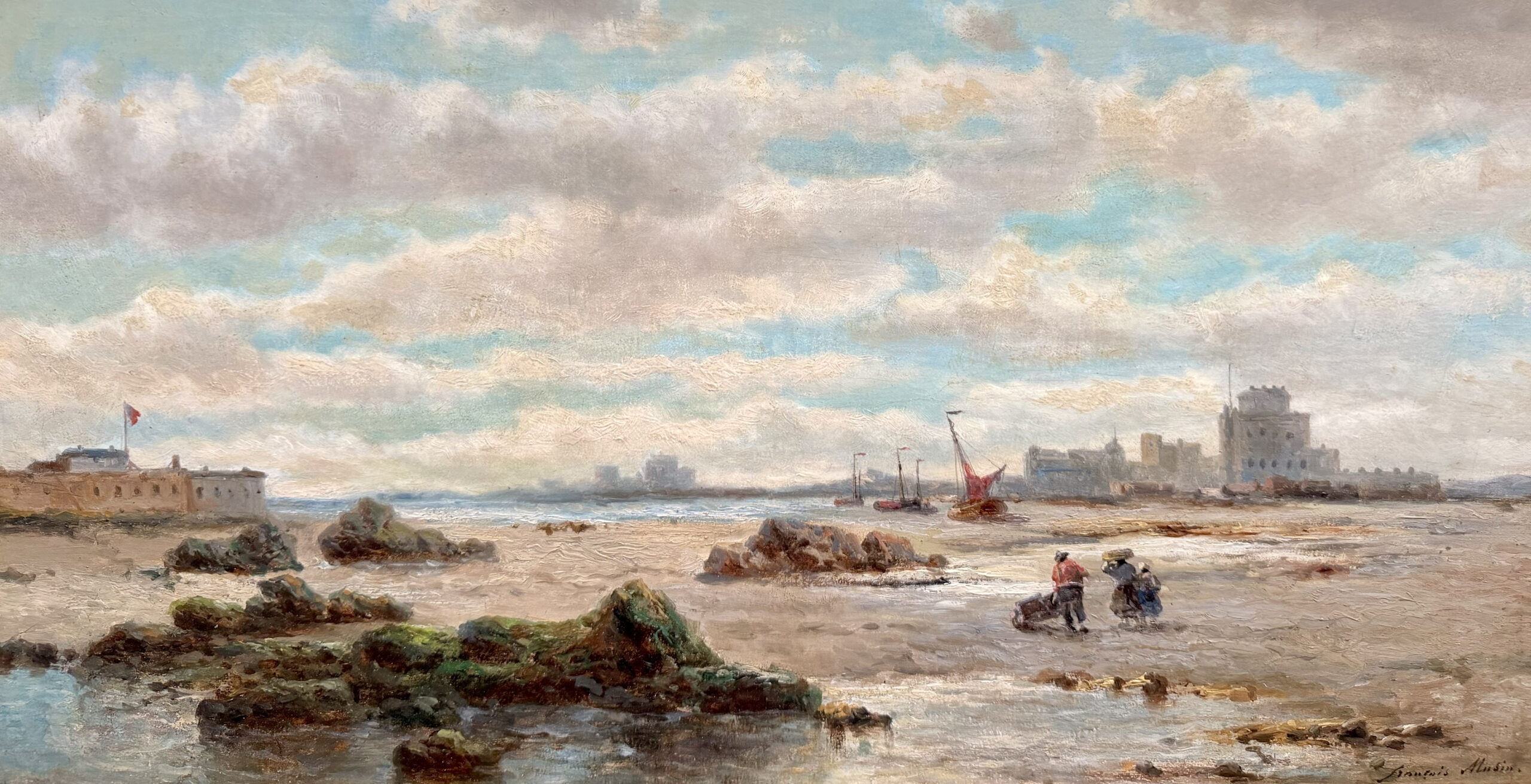 La plage de Saint-Hélier, Jersey